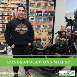Miller experience in his dream work shop Harley Heaven parts Tempe